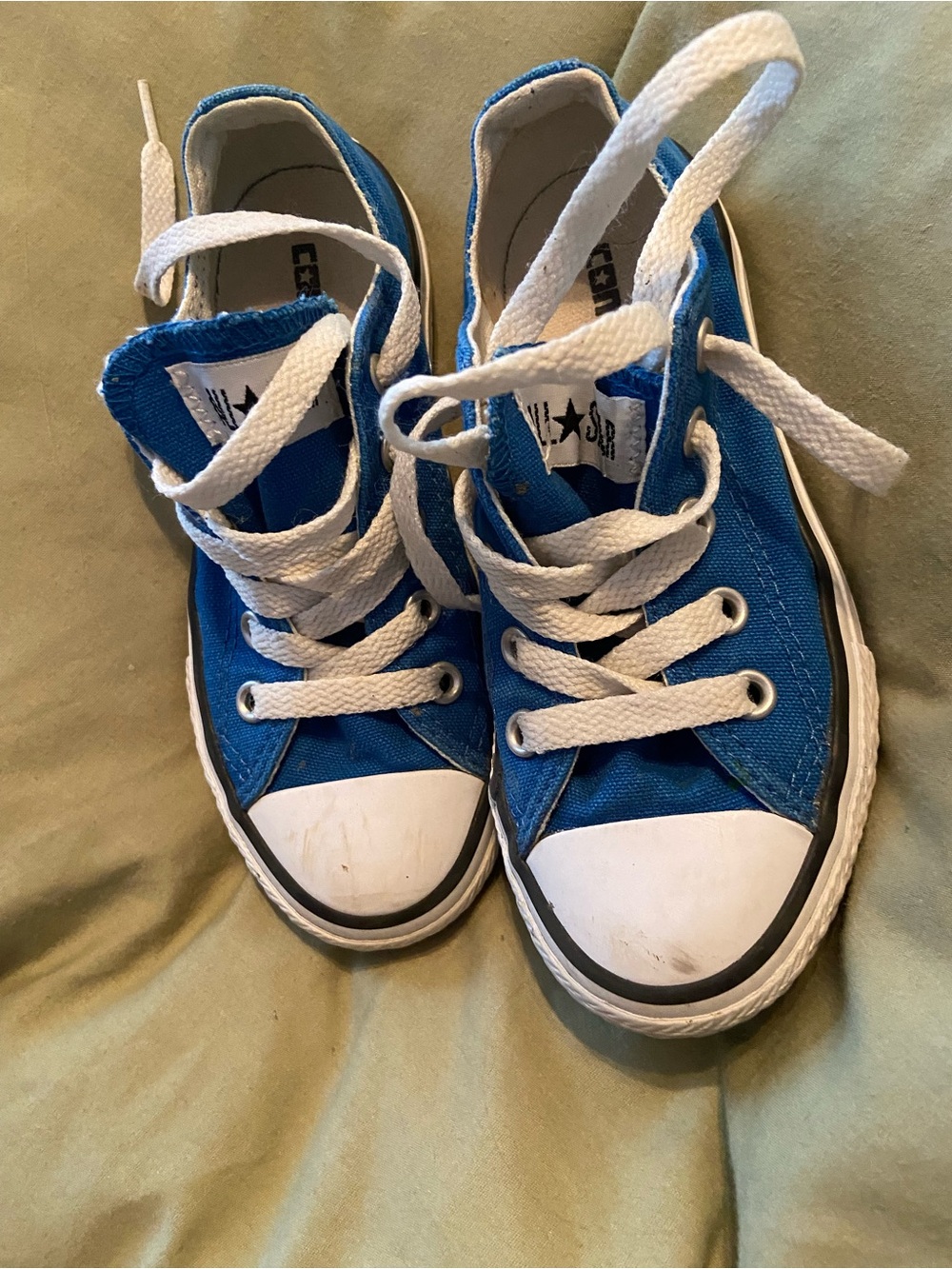 Blue Converse Boys 11
